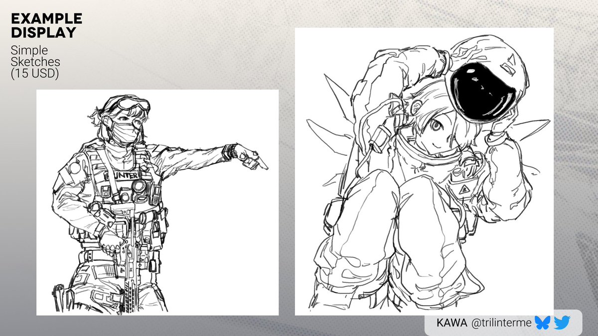 trilinterme's tweet image. hi kawa
if you want a drawing from me, i'm now open for comms. check bio for status. dm for any questions
please and thankyou ๐๐๐๐