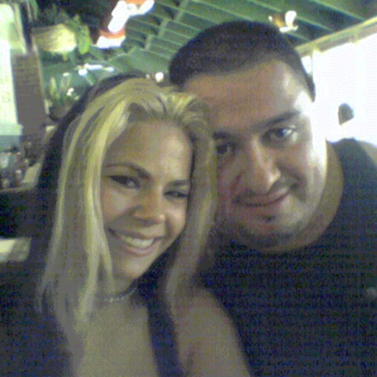 Tbt - Summer of 2004 - When GORILLA &amp; I 1st met. This was our very 1st camera phone selfie 🤍 

 I thought I had lost this photo to the void. I hadn't been able to find it in over 15 years. 

 Because the the computer that it was on, the hard drive caught on fire when we tried to