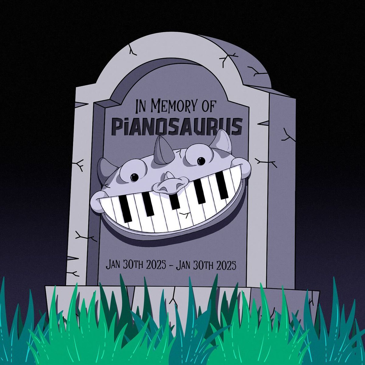 shopculturefly's tweet image. too soon? 🎹🦖 @mobgamesstudios
