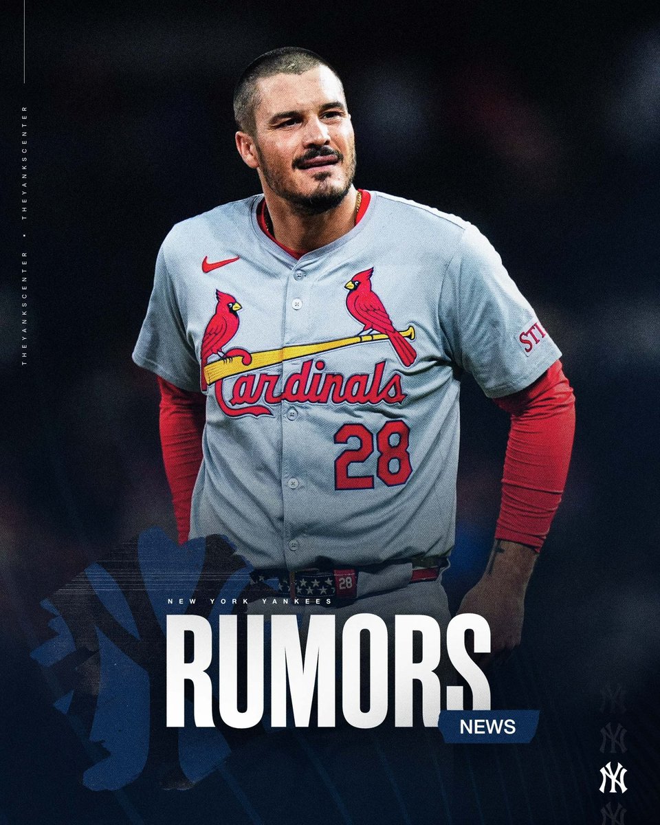 theyanksonly's tweet photo. The Cardinals have reengaged with the Yankees to explore potential restructured deals for third baseman Nolan Arenado, according to Cardinals beat writer John Denton. https://t.co/AFNb0siyuC
