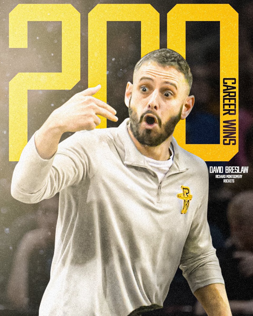 Capitol Hoops (@capitolhoops) on Twitter photo Congratulations to Richard Montgomery Coach David Breslaw who recently won his 200th career game.
After a quick stint at B-CC in 2011-12 Breslaw has been coaching at his Alma mater for 13 years now.
Congratulations David Breslaw!
<a href="/RM_HoopsSquad/">RM Basketball</a>
Graphic <a href="/navadezignz/">Diego Nava</a> Congratulations to Richard Montgomery Coach David Breslaw who recently won his 200th career game.
After a quick stint at B-CC in 2011-12 Breslaw has been coaching at his Alma mater for 13 years now.
Congratulations David Breslaw!
<a href="/RM_HoopsSquad/">RM Basketball</a>
Graphic <a href="/navadezignz/">Diego Nava</a>