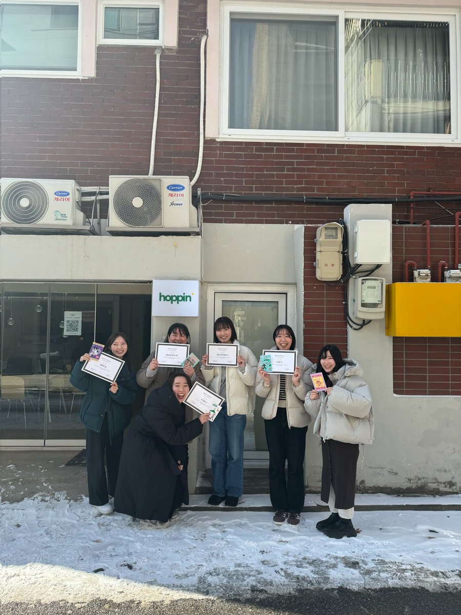 ノマドニア韓国6期🇰🇷
すべてのワークショップを修了🎓️🌸

5名の新たな
ノマドワーカーが
誕生しました👶

これからの未来への期待を胸に
新たな一歩を踏み出します💨✨