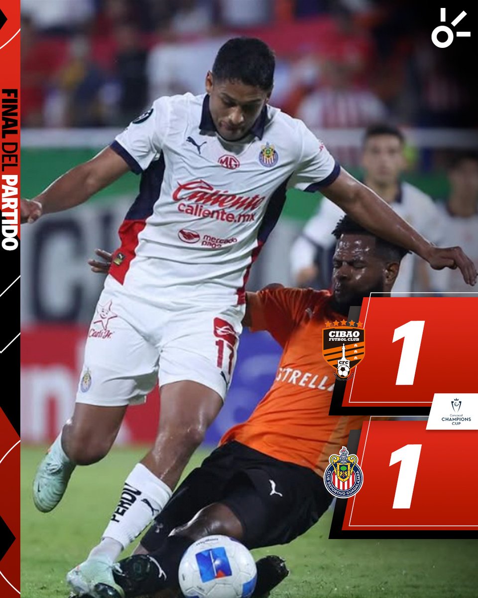 ¡HASTA QUE EMPATE CHIVAS! 😅⚽

Con toda la fortuna del mundo, Chivas empata y salva el partido en República Dominicana ante Cibao con gol de Luis Rey al 90+10’

Claro que los dominicanos se fueron con todo contra el árbitro y llegarán sin ventaja a la vuelta en Guadalajara