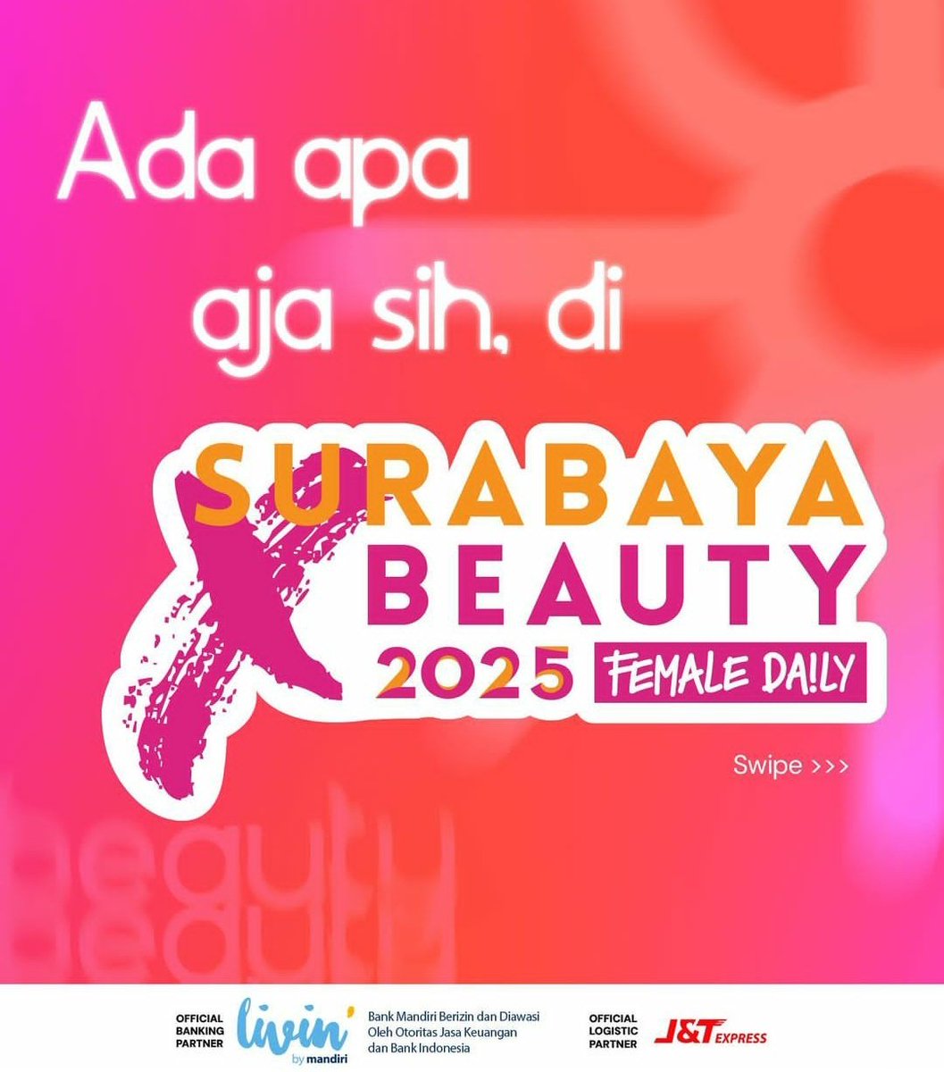 🏷️Open jastip #SurabayaXBeauty2025 

°bisa co oren
°fee jastip terjangkau

yang mau jastip langsung join grup, produk akan di share di sana🧾
⛓️ chat.whatsapp.com/GsXXfyKDwhY9le…