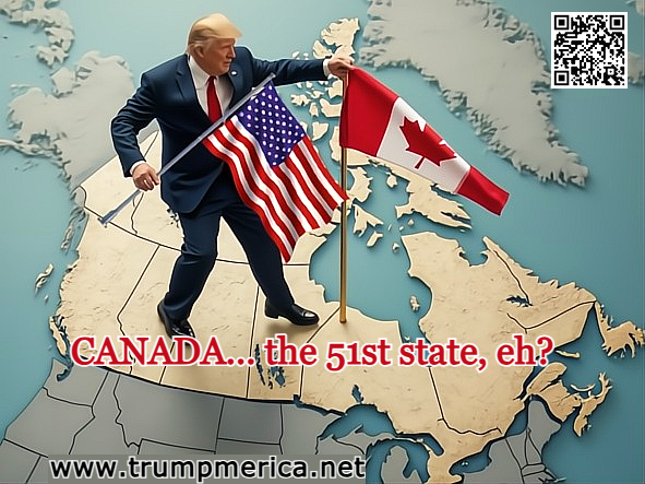 TRUMPMERICAcoin's tweet photo. @GlobalNational 🚨 CANADA... Did you vote to be the 51st State?

Donald Trump's ambitions for Canada are quite bold and controversial.

Follow 👉 @TRUMPMERICAcoin for more

See the #TRUMPMERICA  vision @  www. trumpmerica .net

https://t.co/ZXaBuBxZTX https://t.co/7ZjURYiapJ