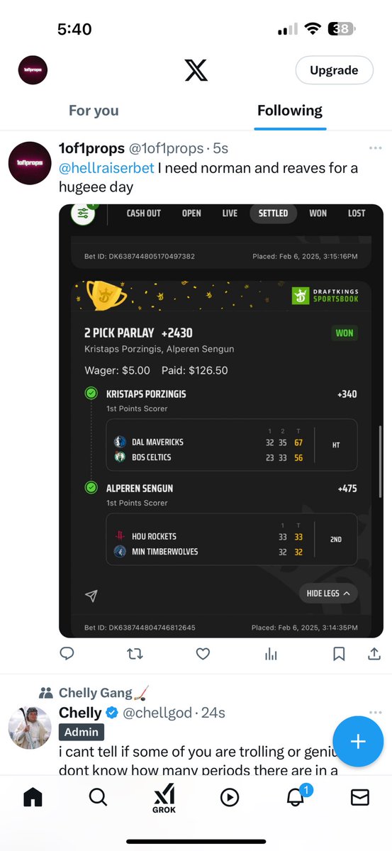 1of1props tweet media