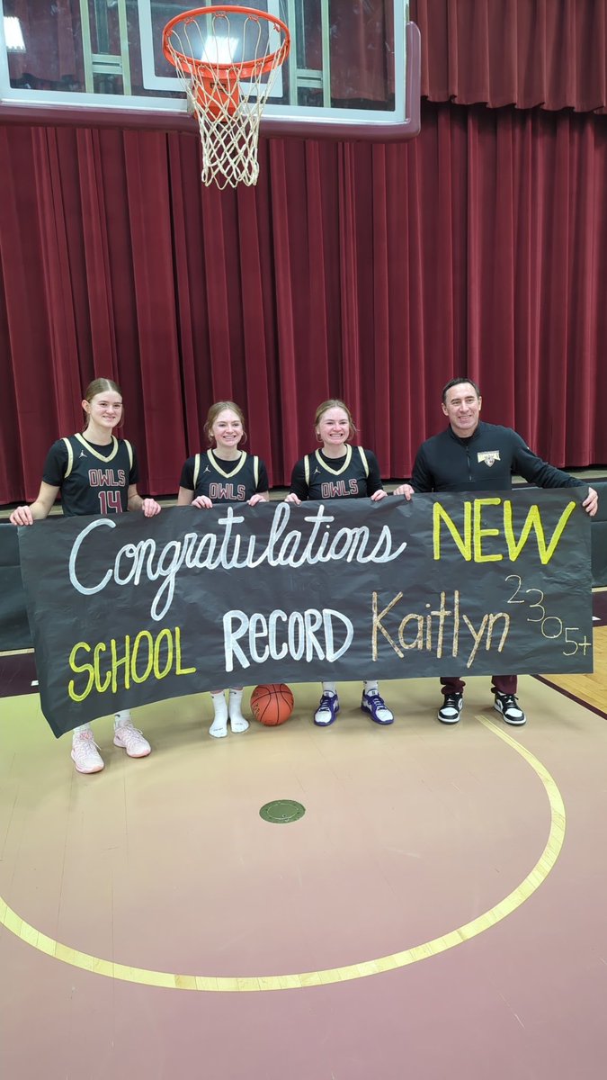 owlsgirlshoops's tweet image. 2305 points and counting! Congrats @KaitlynRohloff Rohloff on becoming the girls all time leading scoring! We are proud of you and all your hard work.