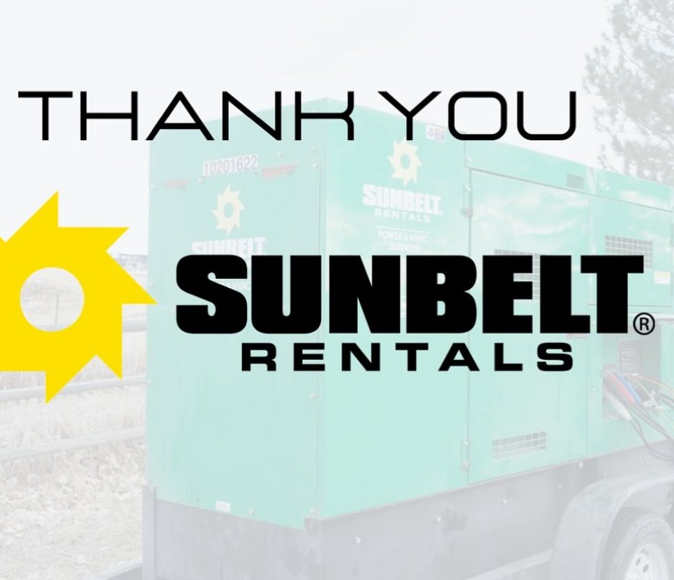 Huge thanks to Sunbelt Rentals for supporting the CU Hyperloop team! 🙌 Their generosity provided essential equipment for our test dig, including a telehandler for easy transport, a generator for reliable power, and a Trash Pump for soil removal. We’re incredibly grateful!