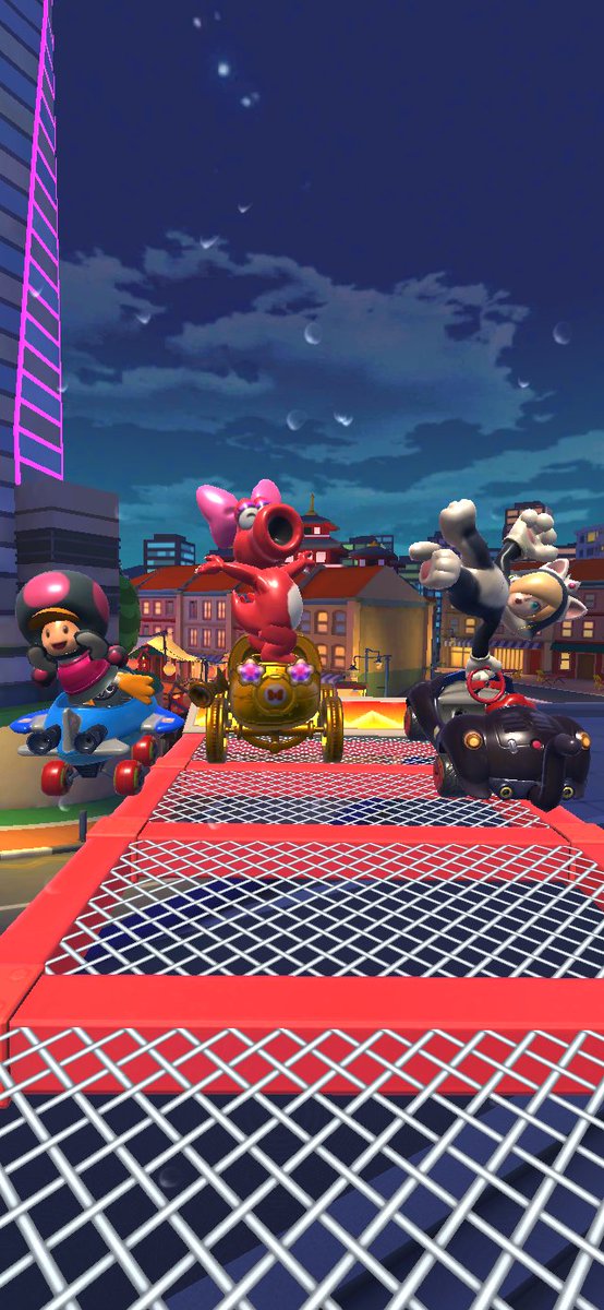 udin60742's tweet photo. Cat Rosalina, Penguin Toadette, Baby Peach Cherub, Poochy, and Red Birdo at Singapore Speedway 3

Part 1

#Rosalina #toadette #PrincessPeach #birdo #poochy #Singapore #singaporespeedway #mariokart #mariokarttour #MKTperfectshot https://t.co/Nv8akCs8So
