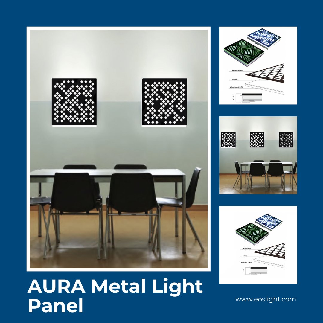 eoslightpanels's tweet image. With the AURA Metal Light Panel System, enjoy a complete backlit solution that brings together a stylish metal pattern and a clean acrylic face for a radiant, evenly lit display eoslight.com/product/deco-a…

#eoslight #lightpanel #acrylic