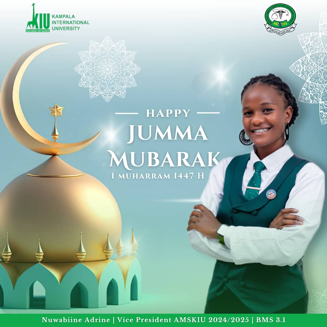 jumma Mubarak 
my people with join in to thank Allah for the week 
<a href="/AMSKIU_Official/">AMSKIU Official</a> <a href="/kiuvarsity/">Kampala International University</a>