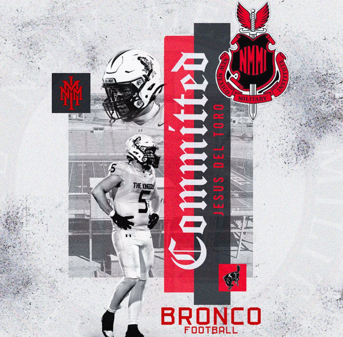 HanksFBRecruits's tweet photo. Congratulations to our very own @JesusDelToro555 for his commitment to further his education and football career at @nmmibroncos. The Broncos &amp; @osoukup got themselves a player!!
#RiseAndConquer #RecruitTheKingdom https://t.co/dP0JZZLZD7