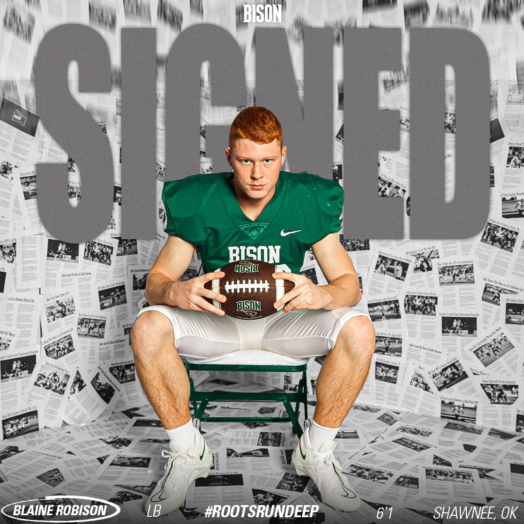 Blaine Robison (@brobison40) on Twitter photo Yesterday I signed with Oklahoma Baptist University! I am excited to take my athletic career to the next level! Go Bison 🦬!!
<a href="/GabeEliserio/">Coach Gabe Eliserio</a>
<a href="/Zach2Blevins/">Zachary Blevins</a>
<a href="/CoachRoberts760/">Coach Roberts</a>
<a href="/OBUCoachJensen/">Chris Jensen</a>
<a href="/JQMendenhall/">Josh Mendenhall</a> Yesterday I signed with Oklahoma Baptist University! I am excited to take my athletic career to the next level! Go Bison 🦬!!
<a href="/GabeEliserio/">Coach Gabe Eliserio</a>
<a href="/Zach2Blevins/">Zachary Blevins</a>
<a href="/CoachRoberts760/">Coach Roberts</a>
<a href="/OBUCoachJensen/">Chris Jensen</a>
<a href="/JQMendenhall/">Josh Mendenhall</a>