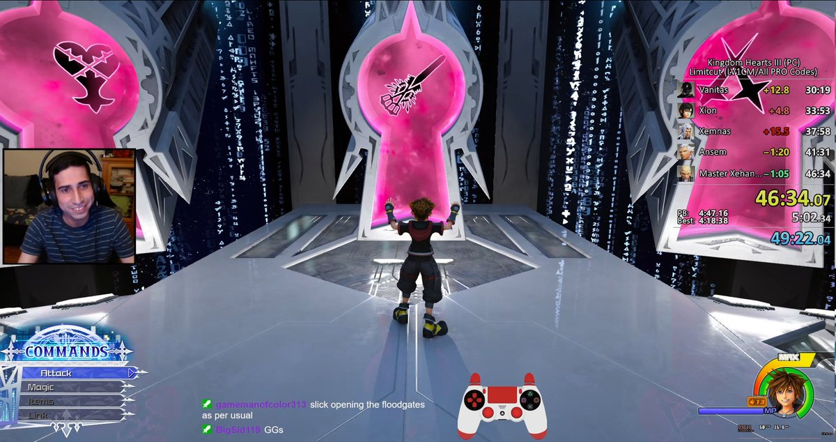 beeboycubed's tweet image. Got a new world record in LV1CM APC Limitcut in KH3! Deathless this time with middling attack skip results. I'll try and improve this!