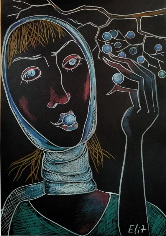 ICEBERRY 

Elisheva Nesis, Nocturnes. Paper/pencils, 33 x 23 cm

#winter #woman #Symbolism #art #pencildrawing #elishevanesis #artcollectors #artlovers