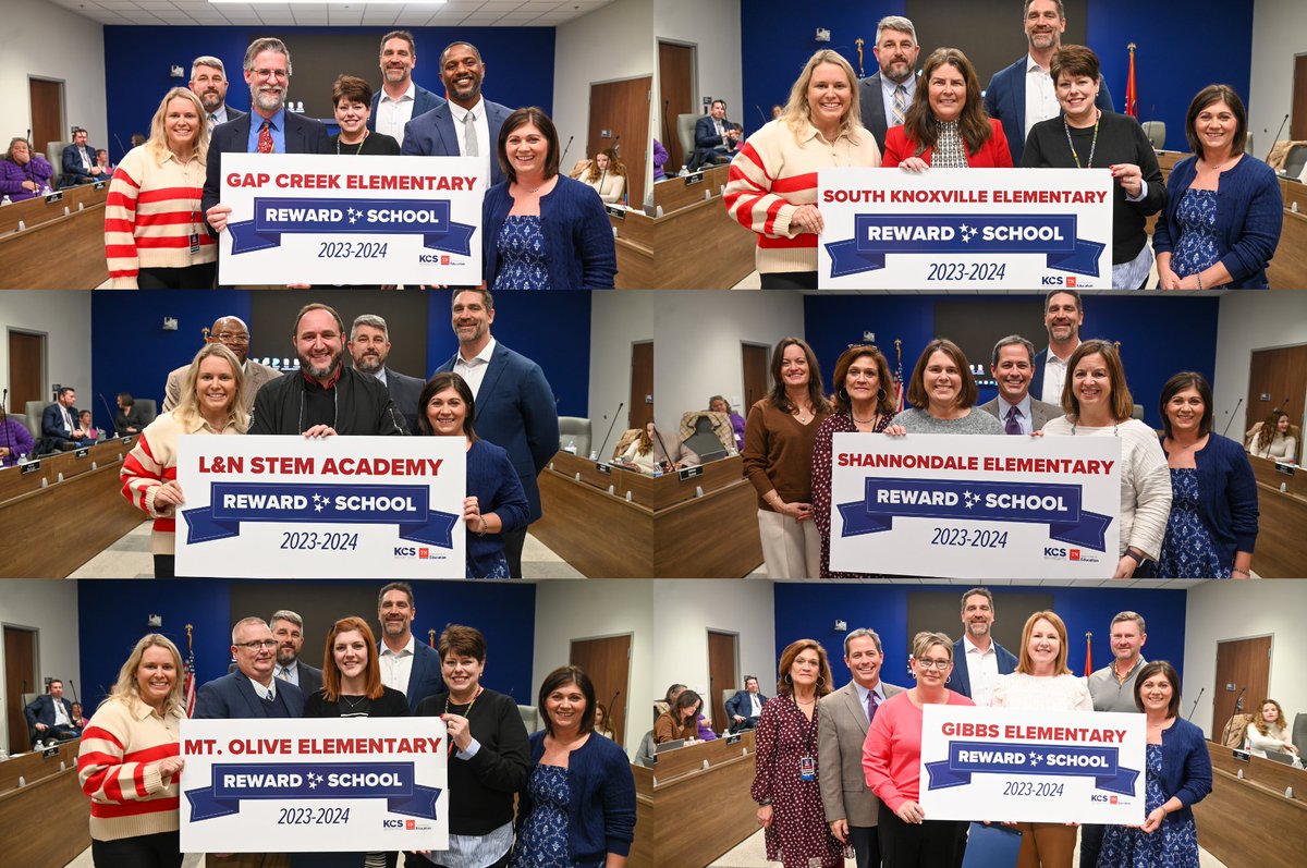 Knox County Schools is proud to announce 18 Reward Schools for 2023-24! This designation from <a href="/TNedu/">TN Dept of Education</a> recognizes schools for outstanding student achievement and growth. 🏆 Shoutout to our incredible students, educators, and staff for their hard work and dedication!