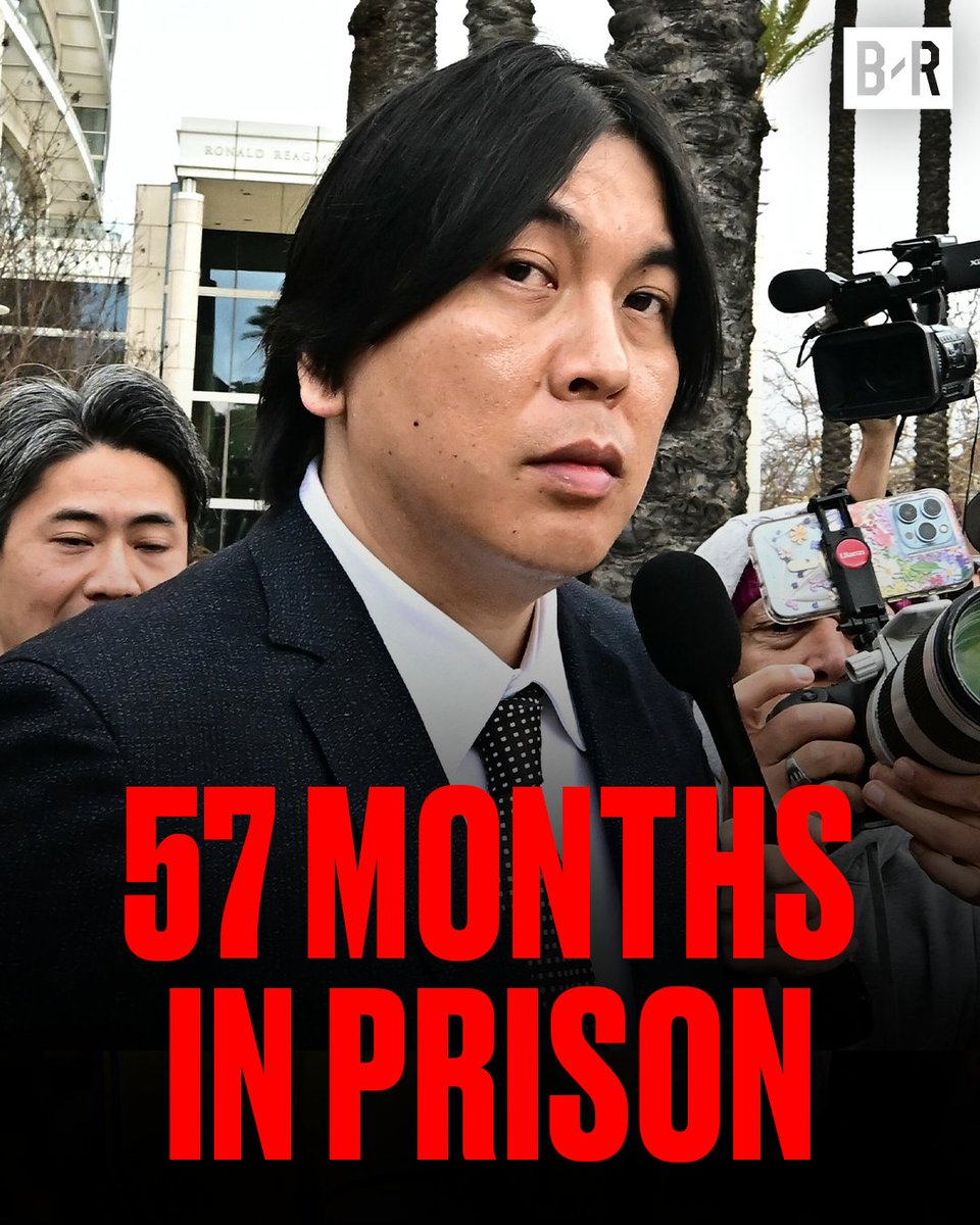Shohei Ohtani's former translator, Ippei Mizuhara, has been sentenced to 57 months in prison and ordered to pay nearly $17M in restitution to Ohtani, per <a href="/SamBlum3/">Sam Blum</a> 

More here: bit.ly/4hHy1jK