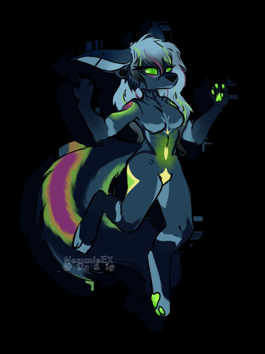 My first #VGenComm !!! 
A painted creative freedom sketch! 

#furry #furryart #furryartist #furryarwork #furrycommission