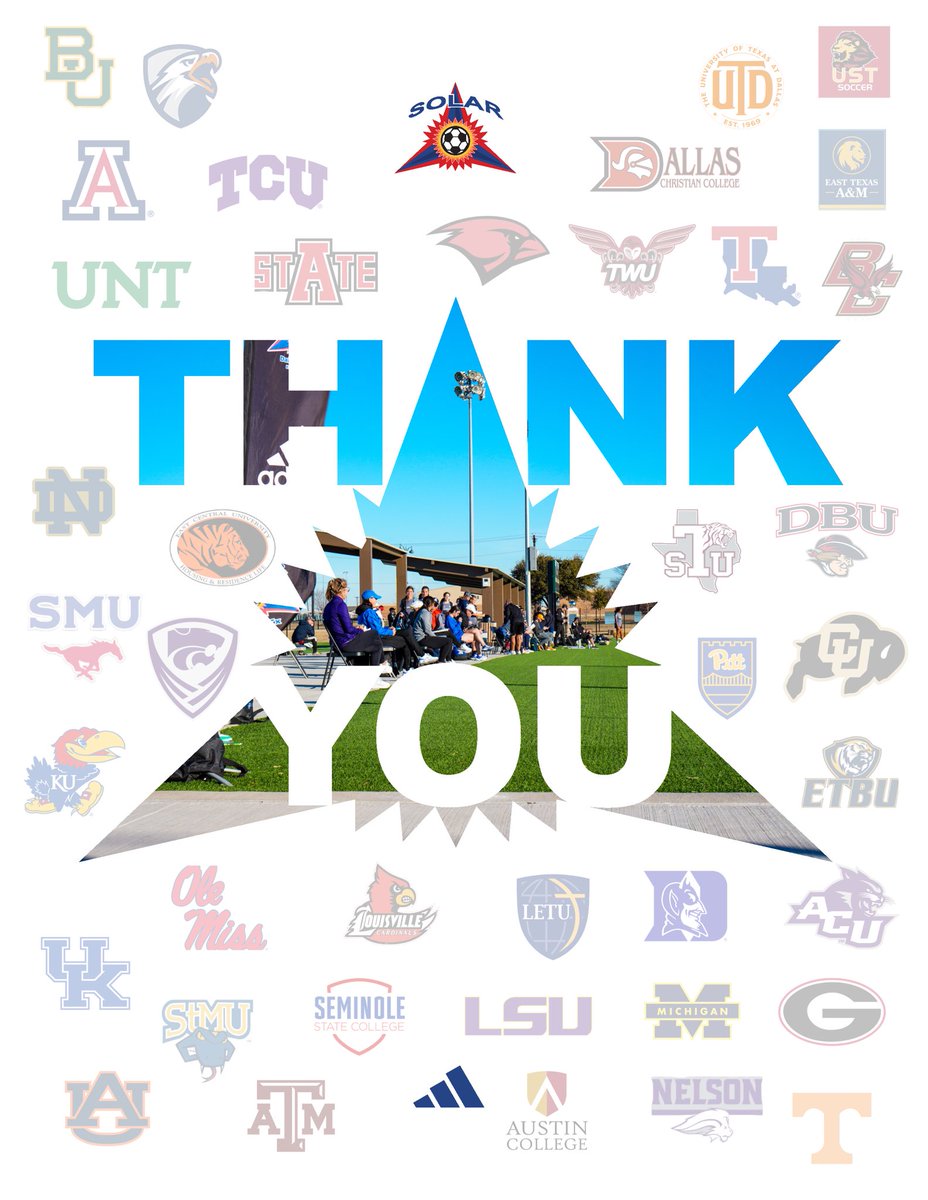 SolarSoccerClub's tweet photo. A huge thank you to the 200+ players and 40+ college coaches who made the 2025 Solar Girls College ID Camp such a success! The elite coaching and high-level games made for an exceptional event. #WeAreSolar #SolarCamps #solarnation https://t.co/CQ6VWuqXss