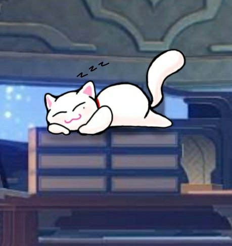 The real strategist behind all my plans... don't let the fluff fool you. 🐾