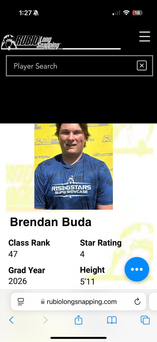 bbuda6's tweet image. I’m blessed to receive my 4th ⭐️ from @TheChrisRubio. I appreciate the kind words on the evaluation. @CburyFootball #keepworking