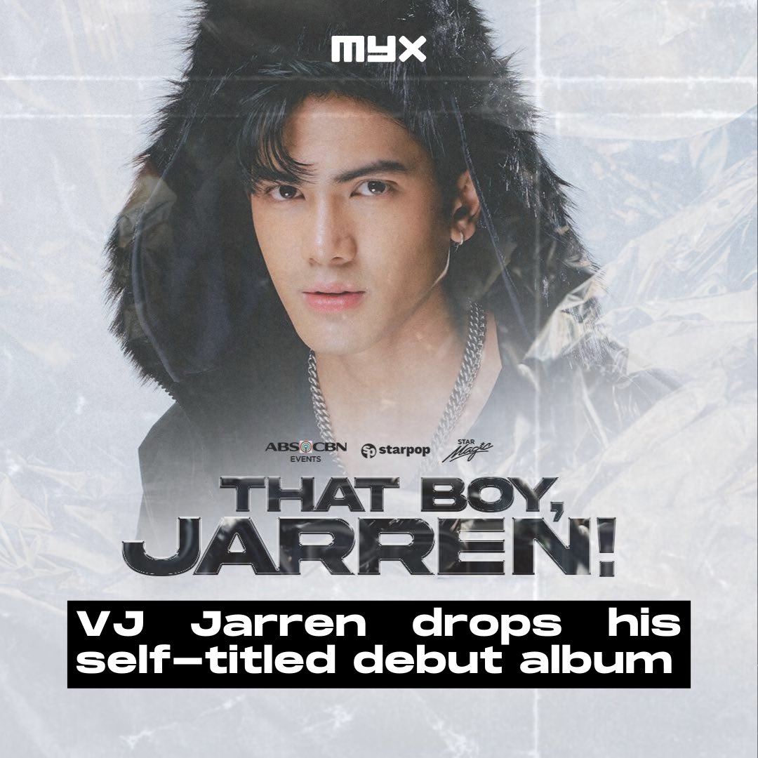 myxglobal's tweet photo. HE’LL NEVER GO AWAY! 🎧

VJ Jarren’s pace is just right with the official release of his debut album That Boy, Jarren. Catch him live on Feb. 8 at SM North Skydome for his fanmeet! 🧢

#MYX https://t.co/DmiyHY0eNH