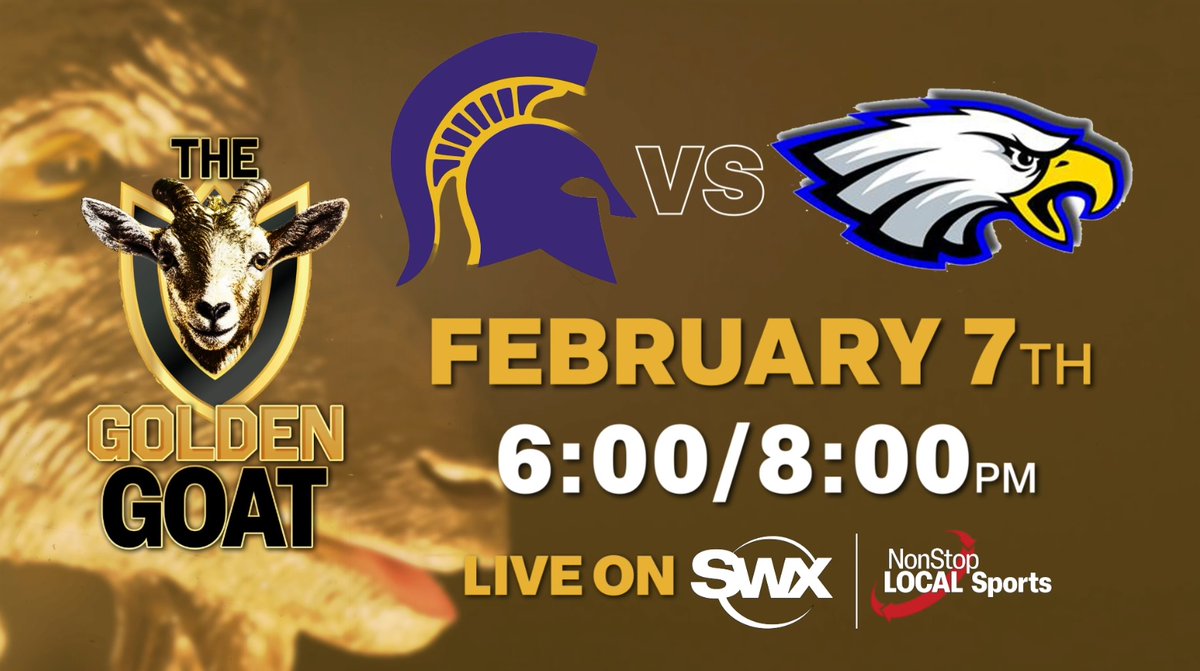 🐐🏆 The Day of the Goat is Here

Tonight inside the Adams Center, Gertie is on the line once again as Sentinel and Big Sky face-off in the 6th annual Golden Goat Spirit War.

As always you can watch the action live on SWX📺