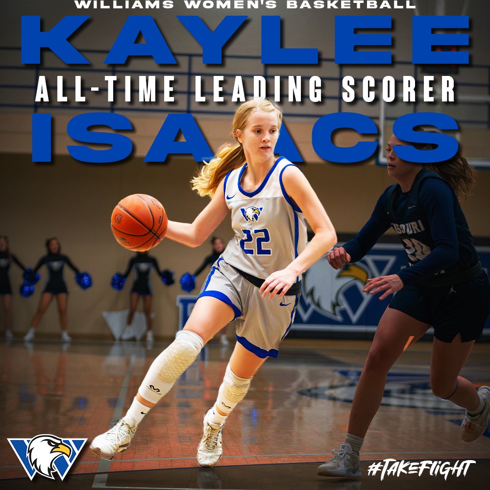 W🏀 KAYLEE ISAACS IS YOUR NEW ALL-TIME POINTS LEADER AT WBU!!

She passes Angela Flippo's 1,892 point mark to take over the top spot.  Flippo's record stood for over 31 years.

#TakeFlight