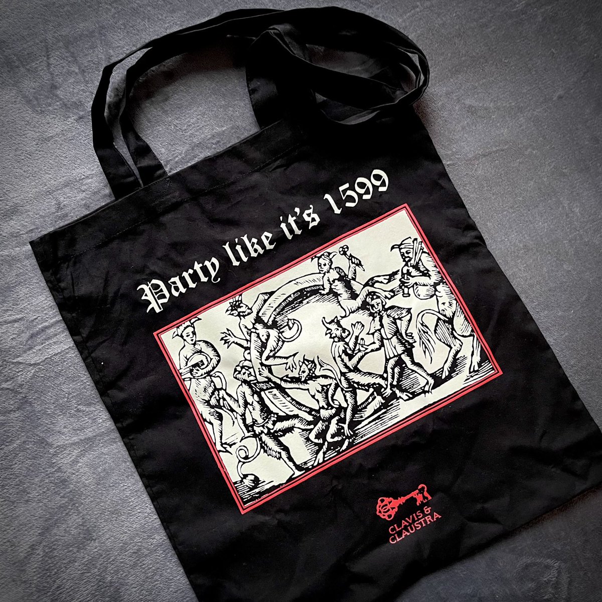 🖤You’ve gotta fight for your right to Party!🤘🏻🖤

✨NEW✨ for 2025 – cotton tote Party bag, available from the website.

#Witch #Witchcraft #FolkHorror #Mediaeval #Woodcut #Hex #History #Occult