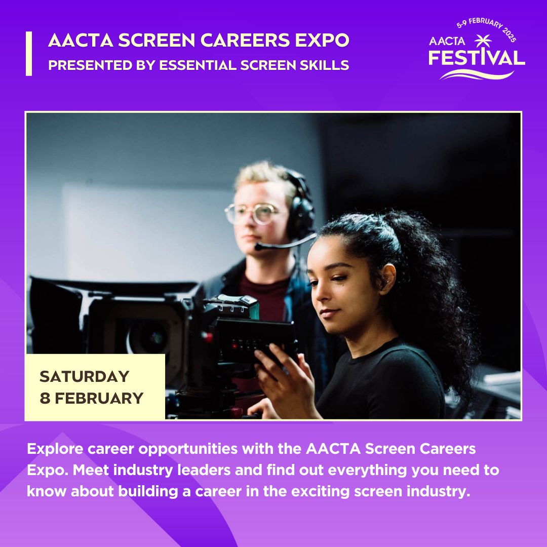 🎮🎬 Exciting weekend ahead!
We will be at the <a href="/AACTA/">AACTA</a>  Screen Careers Expo this Saturday! Meet our team to chat about careers in gaming, and catch Hannah Crosby on the panel "Games &amp; the Screen Industry: The Future is Here" at 4:30 PM.
Don't miss it! 🚀👾 #AACTAFestival