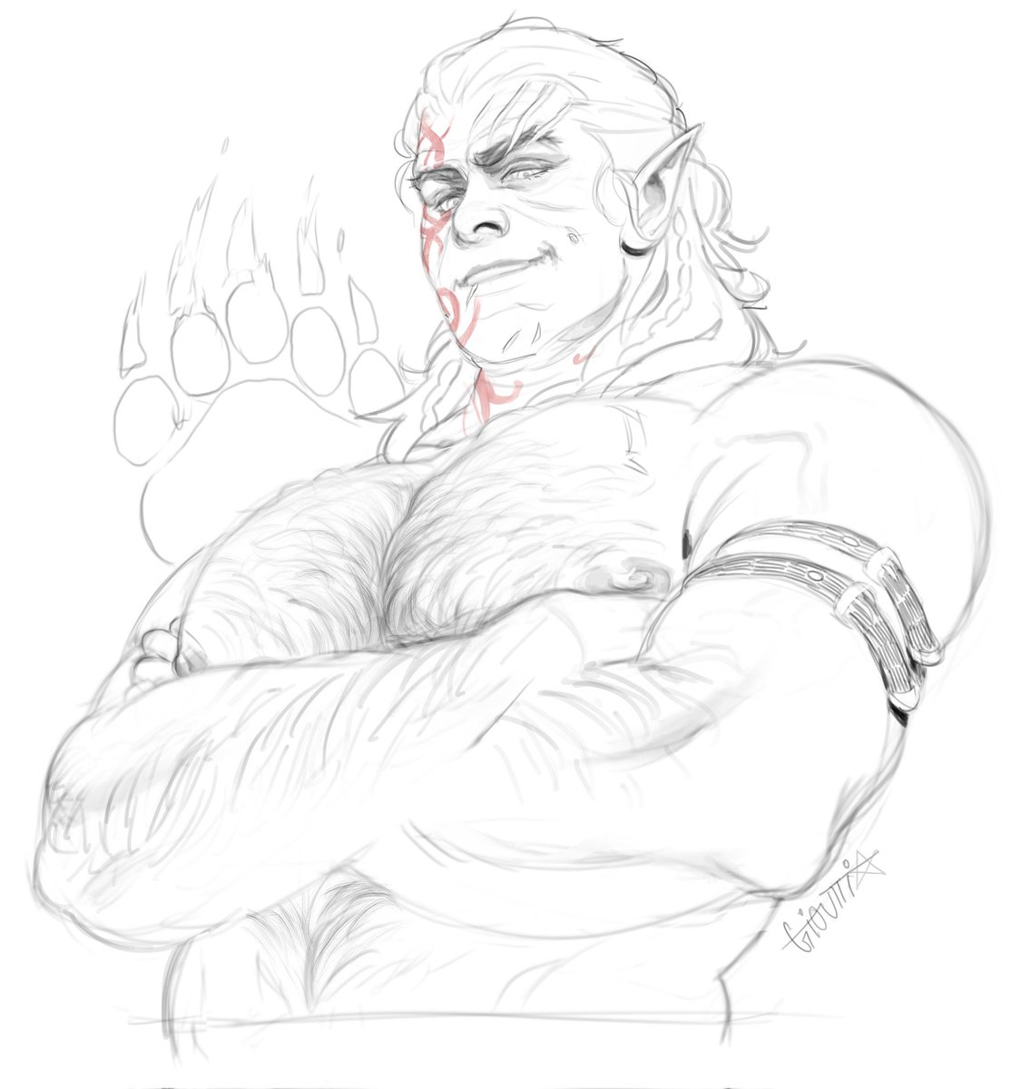 Comission of a big boobs Halsin🙏
#Bg3 #Halsin
