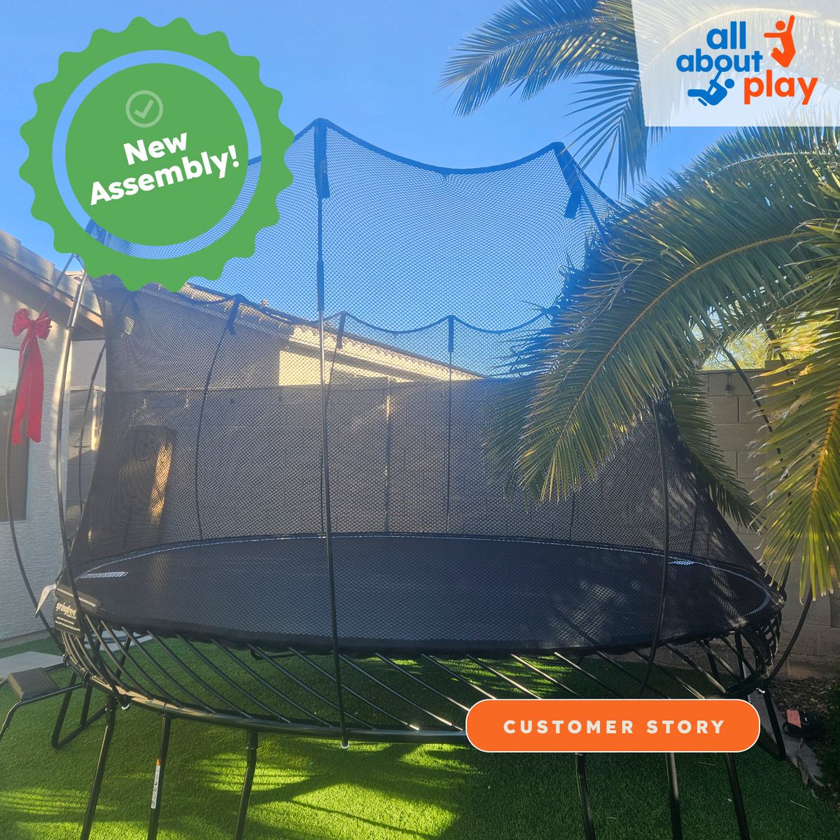 AllAboutPlay1's tweet image. Bounce Into Fun with the Rainer Family! 🌟

The Rainer family just took backyard play to the next level with their brand-new Springfree Trampoline! 🤩

Get ready for endless bouncing adventures! 🎯🎈

#Springfree #TrampolineFun #SafePlay #BackyardJoy #AllAboutPlay