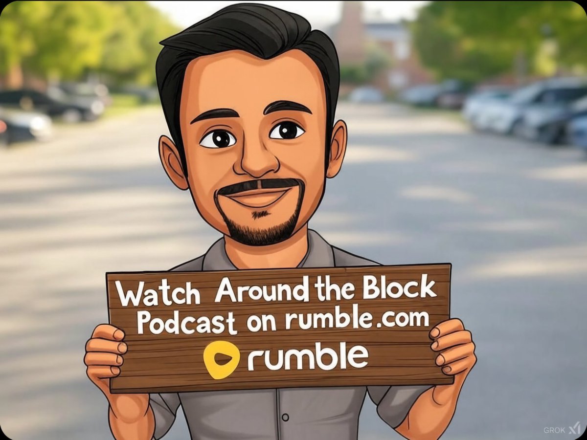 ATBOfficialPod's tweet image. 🚨 Join us in just about 2 HOURS for a fresh episode of the Around the Block Podcast! 🎙️ Don't miss out on the latest insights, discussions and laughs. Follow us on X and tune in LIVE on Rumble. 

🔗 Watch now on rumble;
rumble.com/c/c-6613693

#AroundTheBlock #Podcast