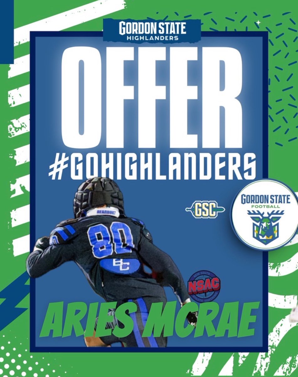 After a great talk with <a href="/CoachCMcLeod/">Coach McLeod</a>, I'm 🙌 to receive an offer from gordon State

<a href="/QuisenberryOmar/">Omar ( Coach Quiz) Quisenberry</a> <a href="/BurkeFootball/">BURKE COUNTY FOOTBALL</a> <a href="/Coach_Springs/">Coach Springs</a> <a href="/Gscfootball1/">Gordon State College Football</a> <a href="/coachstephens56/">Franklin Stephens</a> <a href="/coachgavin_gsc/">Coach Gavin</a>