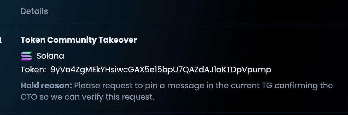 DiamondEyesFox's tweet photo. $SMOL just hit 60k

cto in progress

9yVo4ZgMEkYHsiwcGAX5e15bpU7QAZdAJ1aKTDpVpump

tg below https://t.co/Hg16VB6mAF