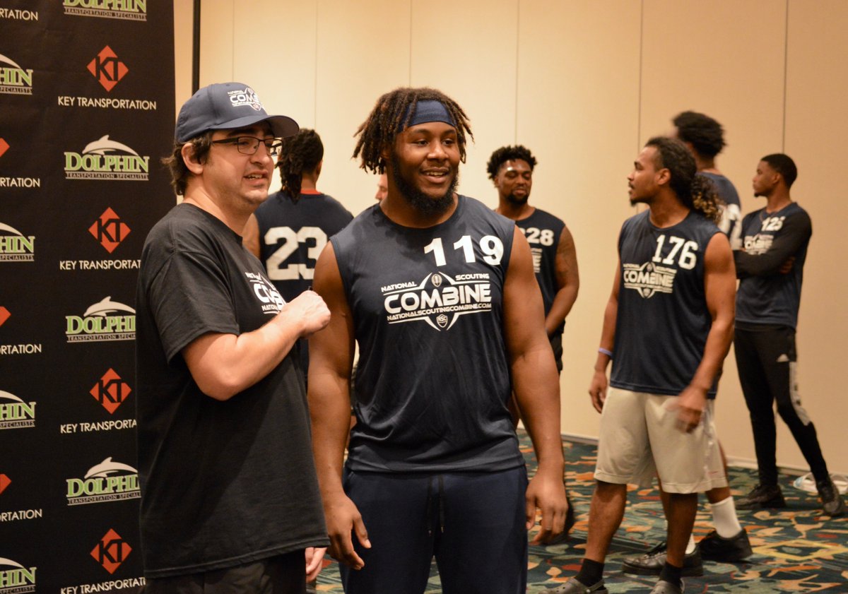 The 14th Annual National Scouting Combine is underway! Free Agents &amp; NFL Draft prospects are putting their reaction times to the test with cutting-edge tech from @poweredbytrazer 📊🔥

Stay tuned for elite performances! 💪 #NSC2025 #BeyondSports