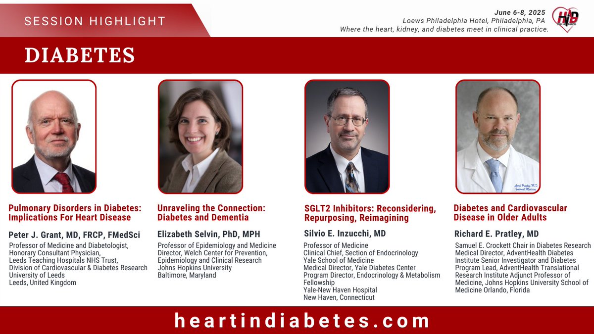 Heart in Diabetes 🫀 (@heartindiabetes) on Twitter photo Don't miss out on this exciting Diabetes session with our esteemed speakers at the 9th Heart in Diabetes and earn #CME credits!
Register now for #EarlyBird rates until Feb 28th at heartindiabetes.com/registration
<a href="/RpratleyMD/">Richard Pratley MD</a> <a href="/LizSelvin/">Liz Selvin</a> #HID25 #9thHeartinDiabetes #MedEd Don't miss out on this exciting Diabetes session with our esteemed speakers at the 9th Heart in Diabetes and earn #CME credits!
Register now for #EarlyBird rates until Feb 28th at heartindiabetes.com/registration
<a href="/RpratleyMD/">Richard Pratley MD</a> <a href="/LizSelvin/">Liz Selvin</a> #HID25 #9thHeartinDiabetes #MedEd