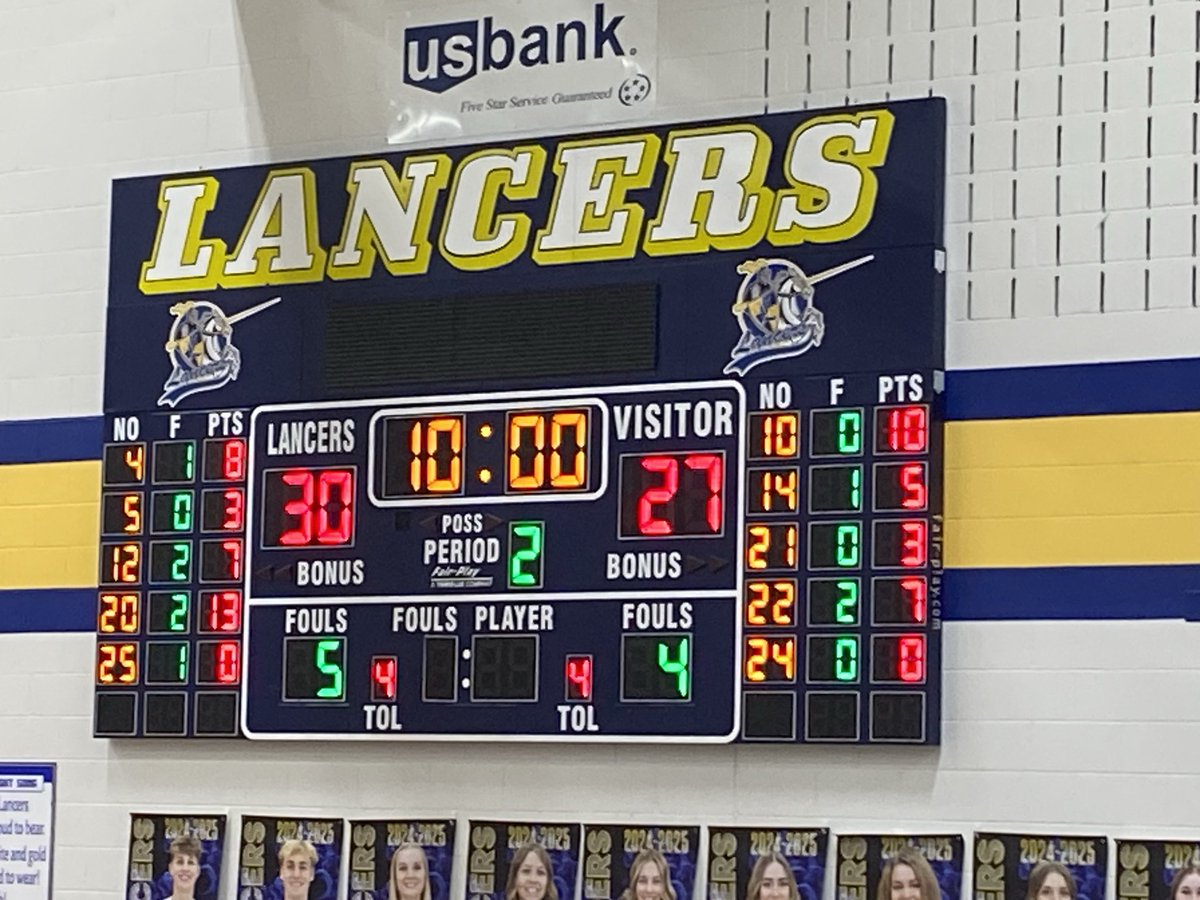 Halftime at Lincolnview. Lancers lead the JeffCats. #JeffCatPride ⁦<a href="/bubman45/">Bub Lindeman</a>⁩ ⁦<a href="/LindemanLyv/">Lyv Lindeman</a>⁩