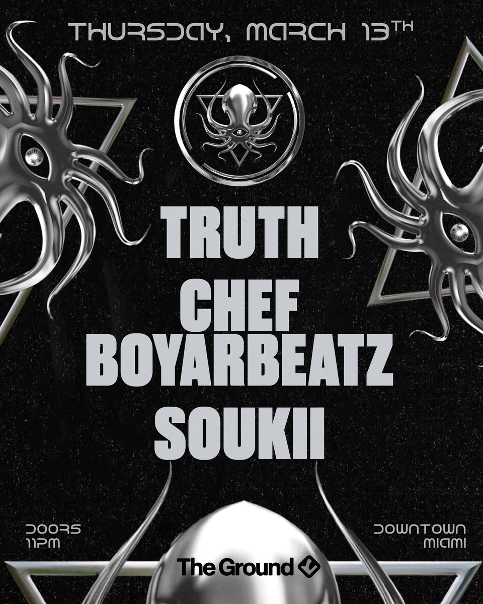 chef 🅱️oyarthinkbreak (@chef_boyarbeatz) on Twitter photo deep dark & deadass??
two more big ones with <a href="/DeepDarkDanger/">Deep, Dark & Dangerous</a> don <a href="/truthdubstep/">T R U T H</a> !
3/13 - miami, FL w/ <a href="/Soukiibass/">Soukii</a>
3/22 - philly, PA w/ <a href="/freqsounds/">paige</a> <a href="/sweattechnique_/">Sweat Technique</a>
🎟️ 👇 deep dark & deadass??
two more big ones with <a href="/DeepDarkDanger/">Deep, Dark & Dangerous</a> don <a href="/truthdubstep/">T R U T H</a> !
3/13 - miami, FL w/ <a href="/Soukiibass/">Soukii</a>
3/22 - philly, PA w/ <a href="/freqsounds/">paige</a> <a href="/sweattechnique_/">Sweat Technique</a>
🎟️ 👇
