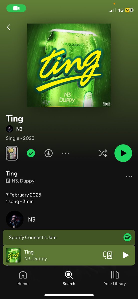 Ting out now on all DSPs, Video dropping tonight at 8pm💪🏾 <a href="/ArtisticDuppy/">B I G W O O S H 💨</a>