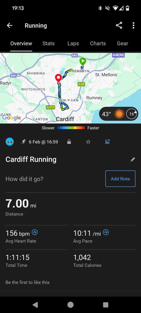 MAherne87's tweet image. First one for a while but fairly happy with that. And to the guy who called me a c**t on Albany road, you may be correct in that but it wasn't me looking at my phone instead of what's in front of me #runthediff #newporthalf