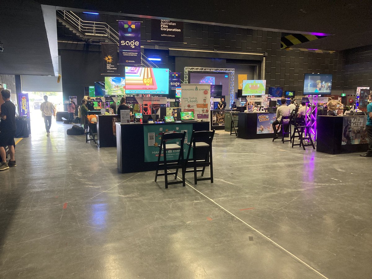 #SAGE2025 is in full swing, come check out <a href="/MakersEmpire/">makersempire</a> stand right next to soundstage 1 entrance, and see what you can design #3dprinting #IndieGameDev