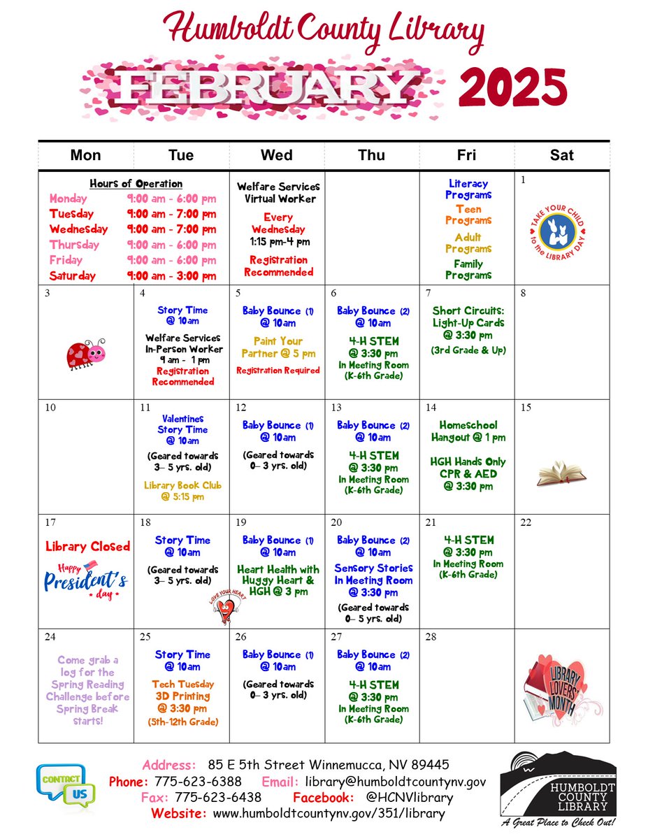 Humboldt County Library tweet media