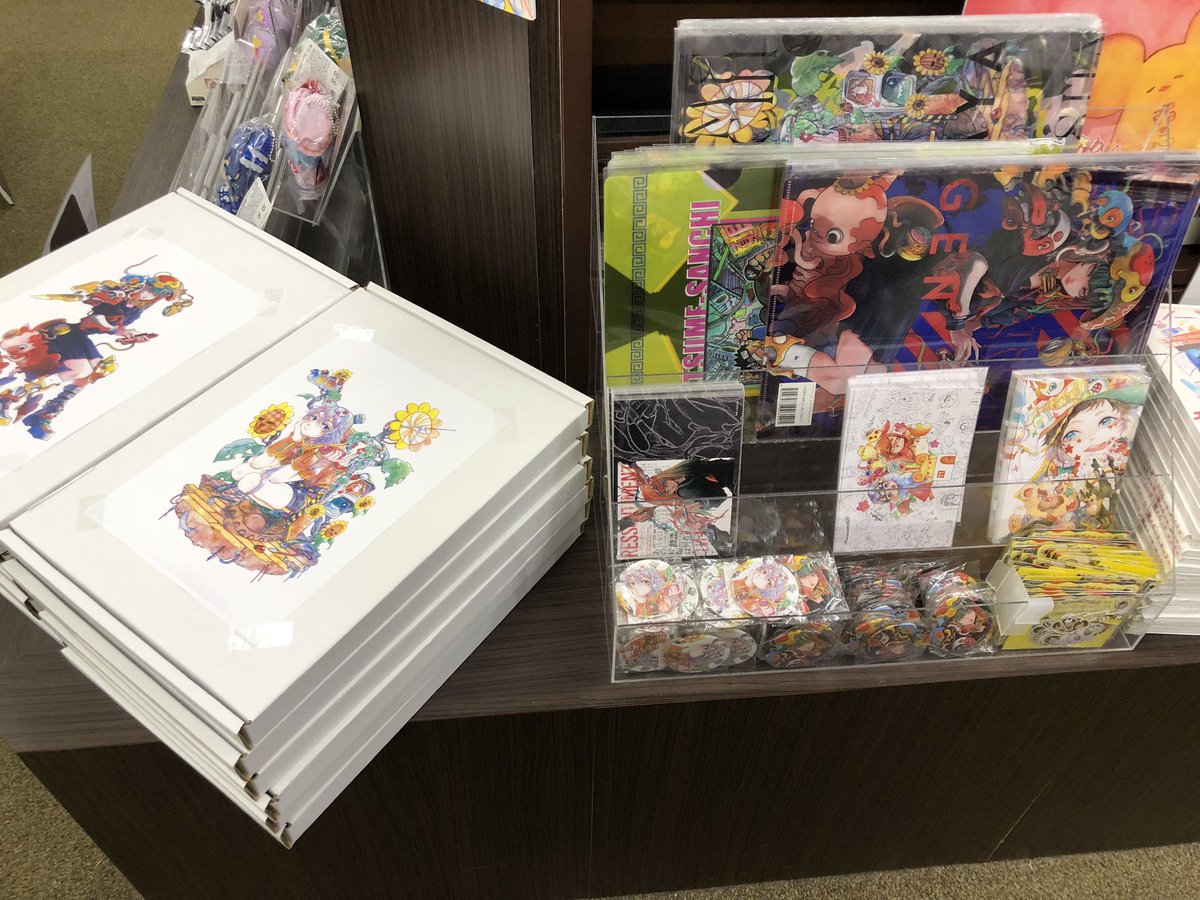 出張なつめん書店 ⭕️🐤 #なつめげん さん #なつめさや さん によるお