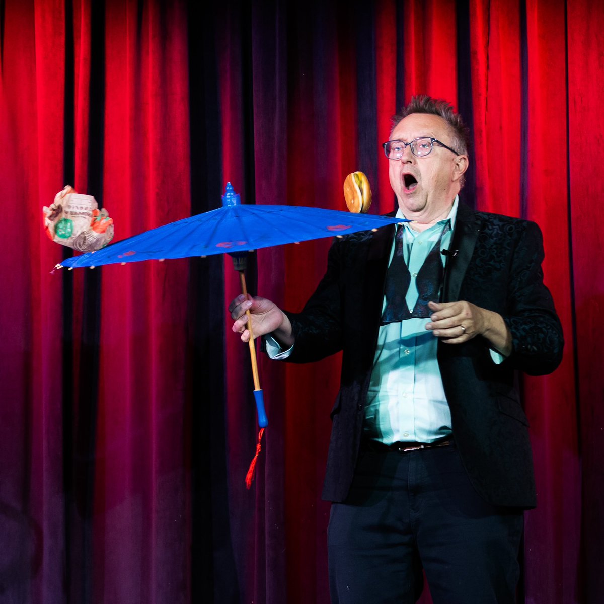 The Magic Castle (@magiccastle_ama) on Twitter photo When <a href="/BurgerKing/">Burger King</a> said 'Have it your way,' I doubt they imagined it spinning on an umbrella in the spotlight 🍔!
Well done to <a href="/brokenjuggler/">Michael Rayner</a> for another gravity defying show!
#magiccastlehollywood #magicians When <a href="/BurgerKing/">Burger King</a> said 'Have it your way,' I doubt they imagined it spinning on an umbrella in the spotlight 🍔!
Well done to <a href="/brokenjuggler/">Michael Rayner</a> for another gravity defying show!
#magiccastlehollywood #magicians