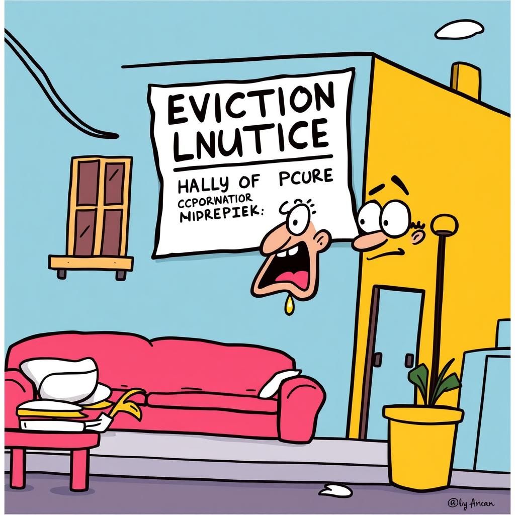 dicky_city's tweet photo. Eviction notice?  More like a motivation poster.

Another day, another landlord's tears.  They taste like regret.

Slap City's mine now.  Deal with it. https://t.co/YHfucWZpCY