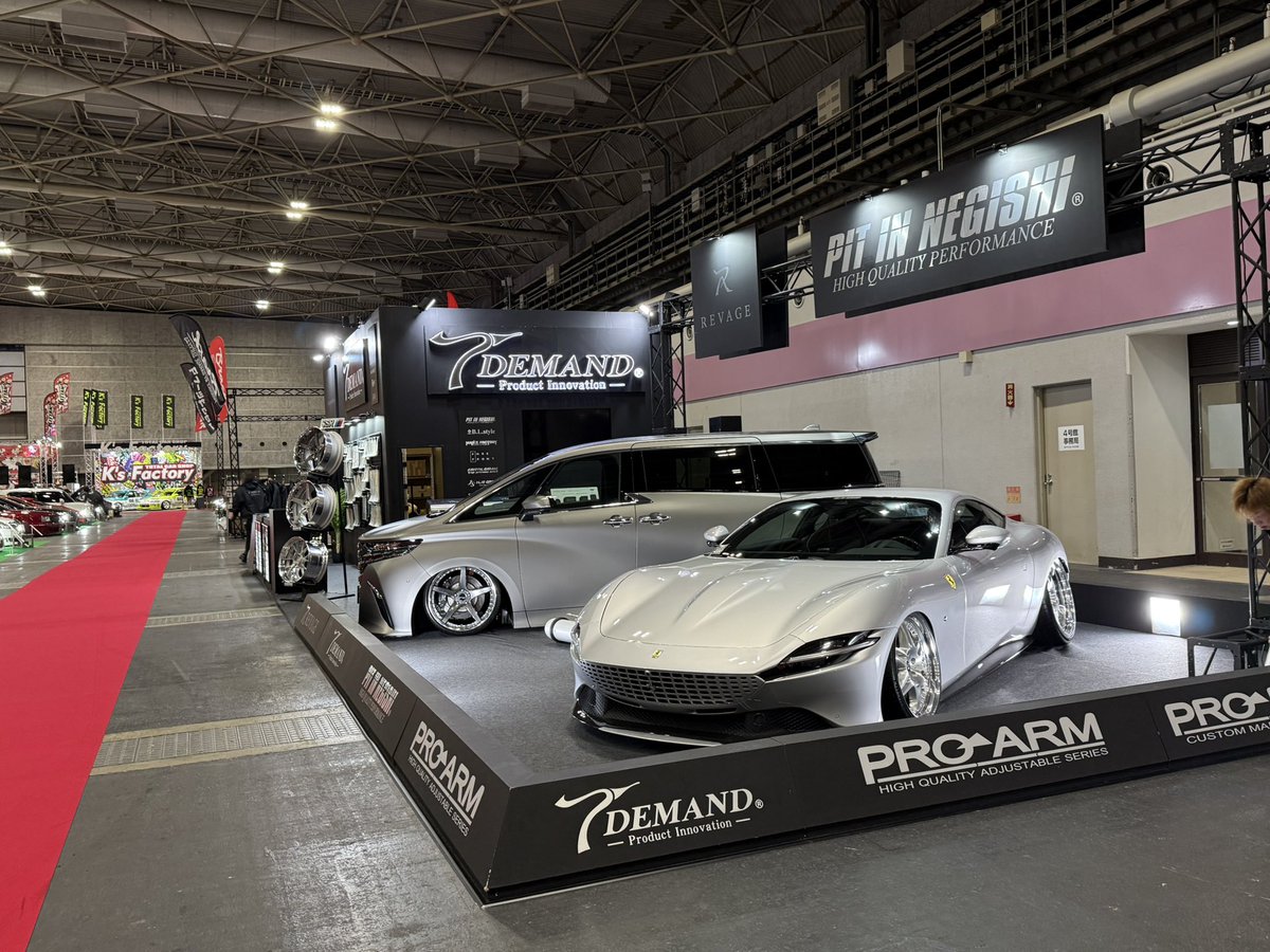 InNegishi's tweet photo. #Ferrari
#Roma
#tdemand新作エアサスユニット
#proarm開発
#prodamper開発
#tdemand
#proarm
#prodamper
#michelin
#oam
#osakaautomesse2025
#pitinnegishi

https://t.co/CgHFd8yyMo https://t.co/duADDakCzV