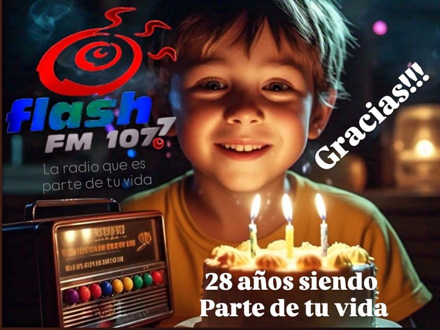 flash107's tweet image. Santa Rosa de Calamuchita.

7 de Febrero de 1997- 7 de Febrero de 2025.

La Radio que es parte de tu vida cumple 28 años junto a vos.