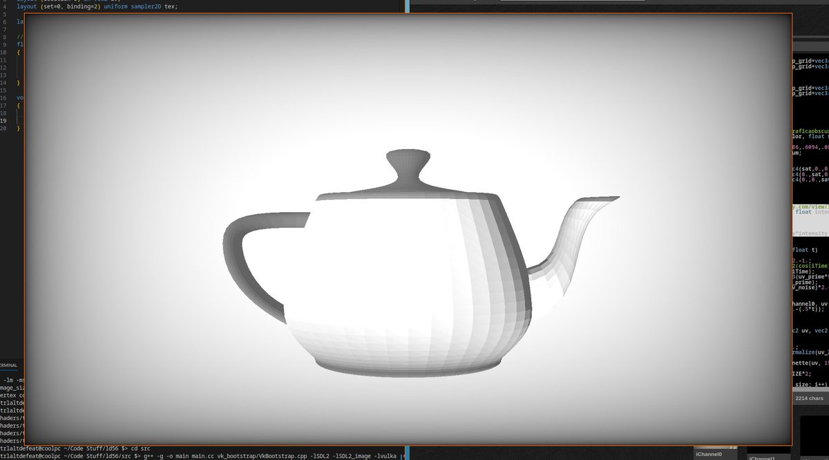 honestly massive fuckin shout-out to engine devs, I gave it a try thinking it'd be easy enough and after 5 months this is what I have to show for it. vulkan is rouuuuugh