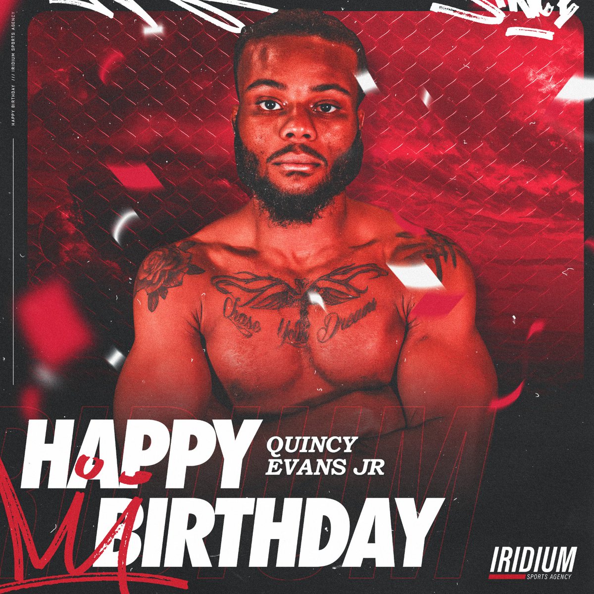 TeamIridiumISA's tweet image. Please help us wish a warm #TeamIridium #HappyBirthday to our man @QevansJr as he gears up for a breakout campaign in the cage 🎉 #TheDarkside